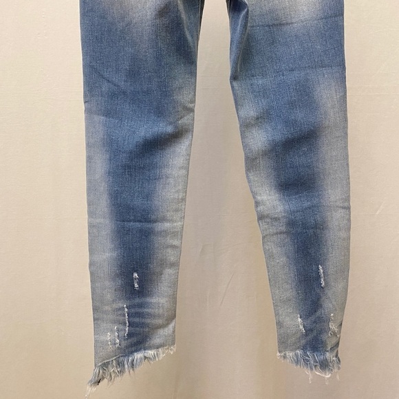 KanCan 3 (25) Skinny Jeans High Rise Womens Fray Hem Distressed Stretch KC9120M - Picture 9 of 15